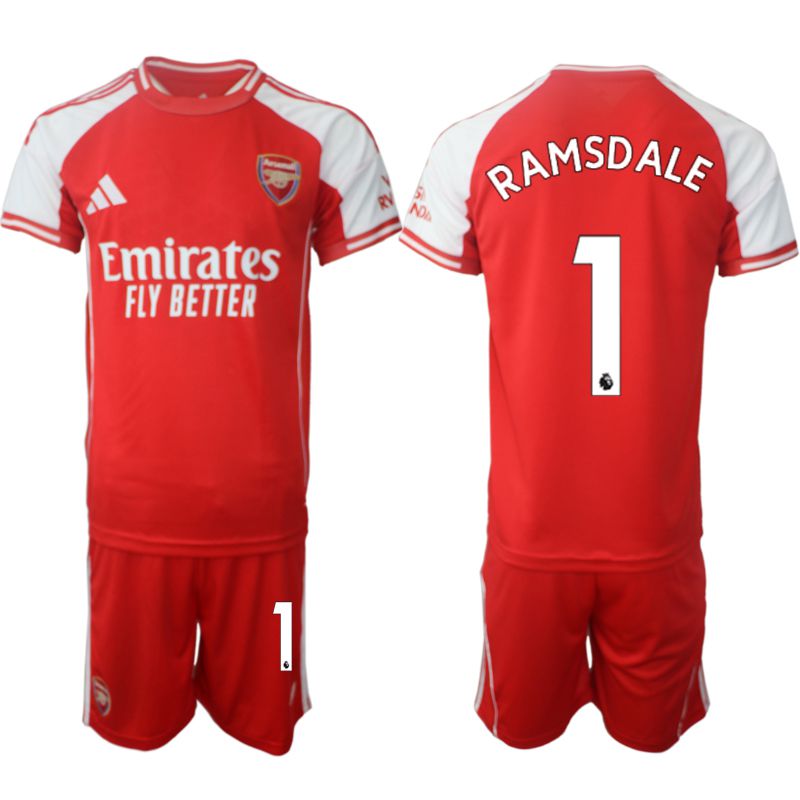 Men 2025-2026 Season Club Arsenal home red #1 Soccer Jersey->customized soccer jersey->Custom Jersey